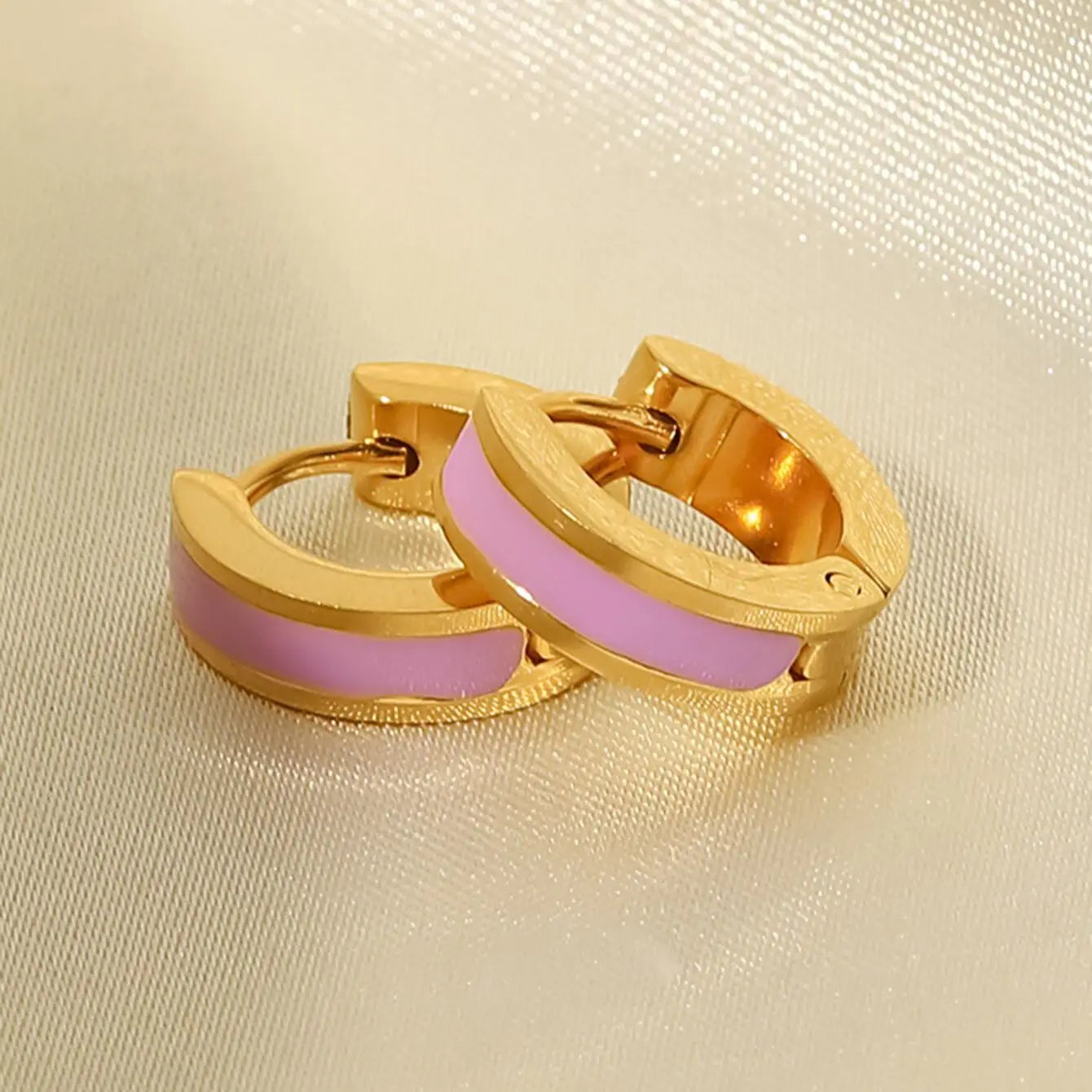 Colourful Enamel Earrings