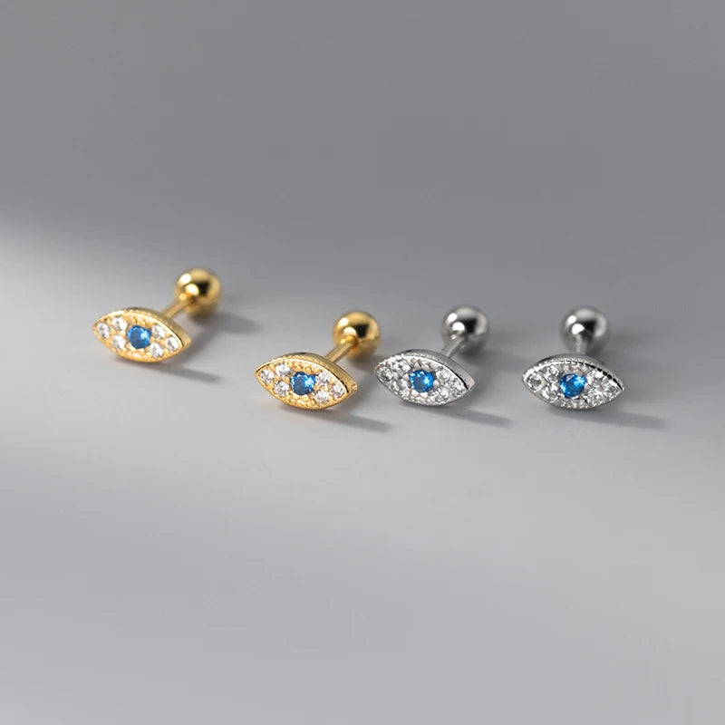 Stud Earrings Evil Eye