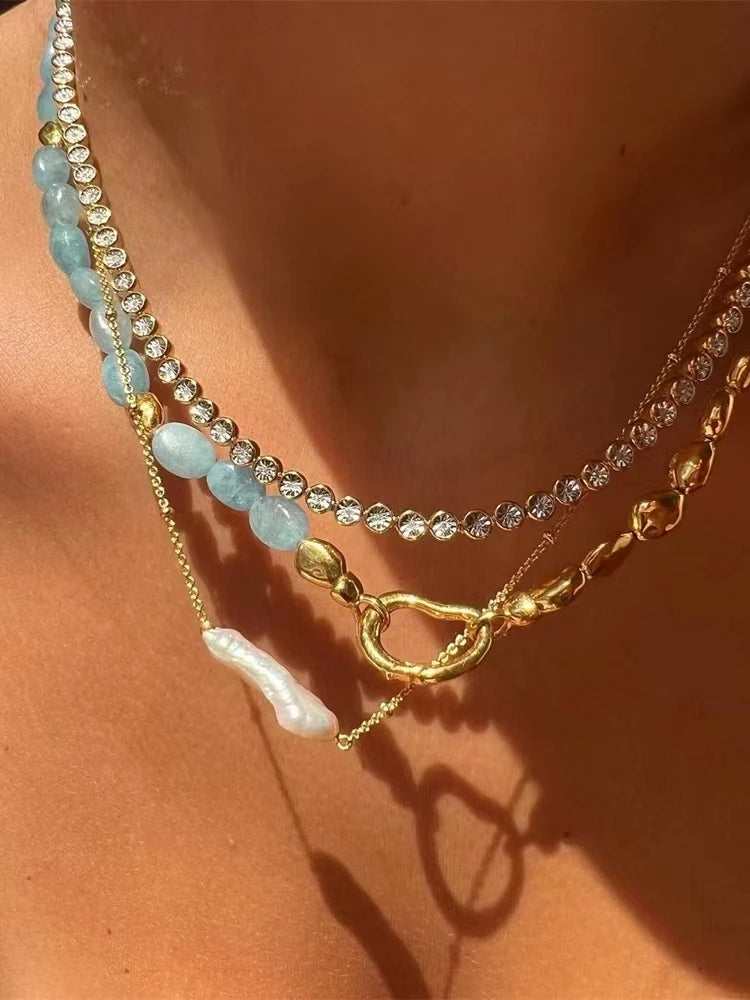 The Mira Necklace and Bracelet