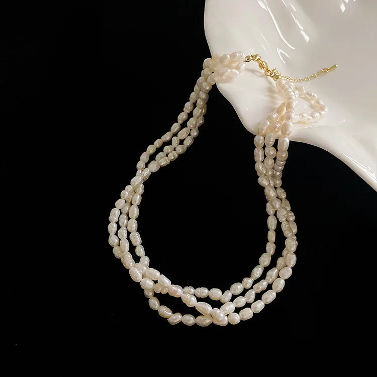 The Twist - 100% Natural Baroque Freshwater Pearl 14K Gold Filled