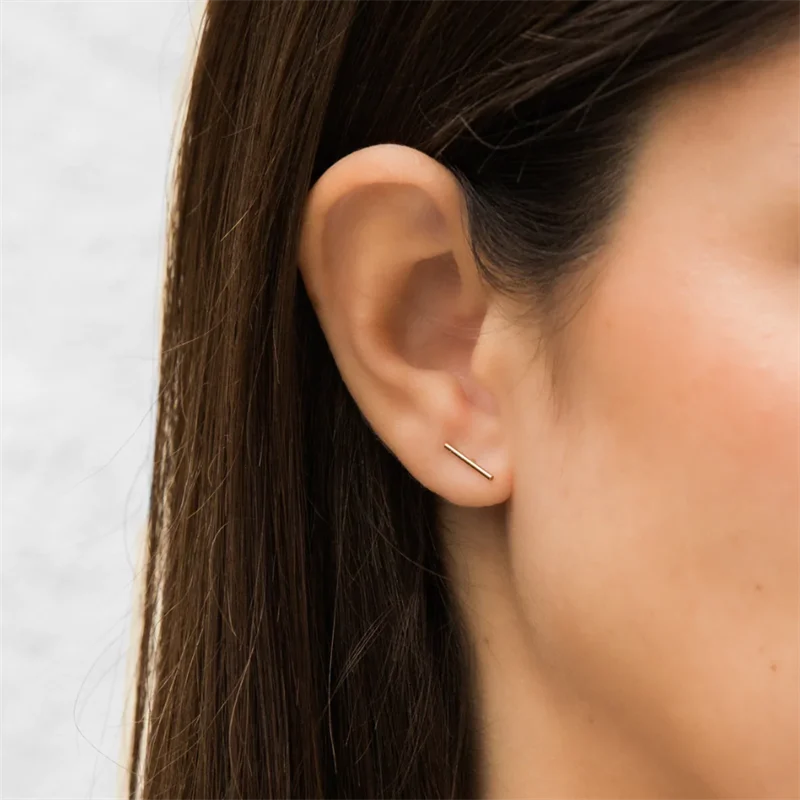 Gold Filled Bar Earrings