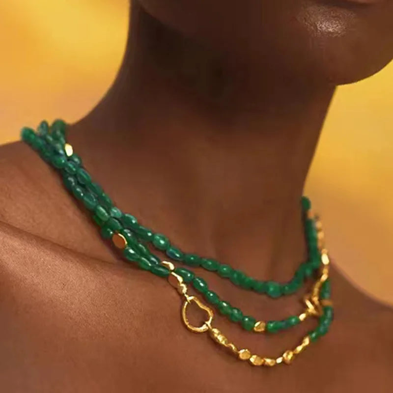 The Mira Necklace and Bracelet