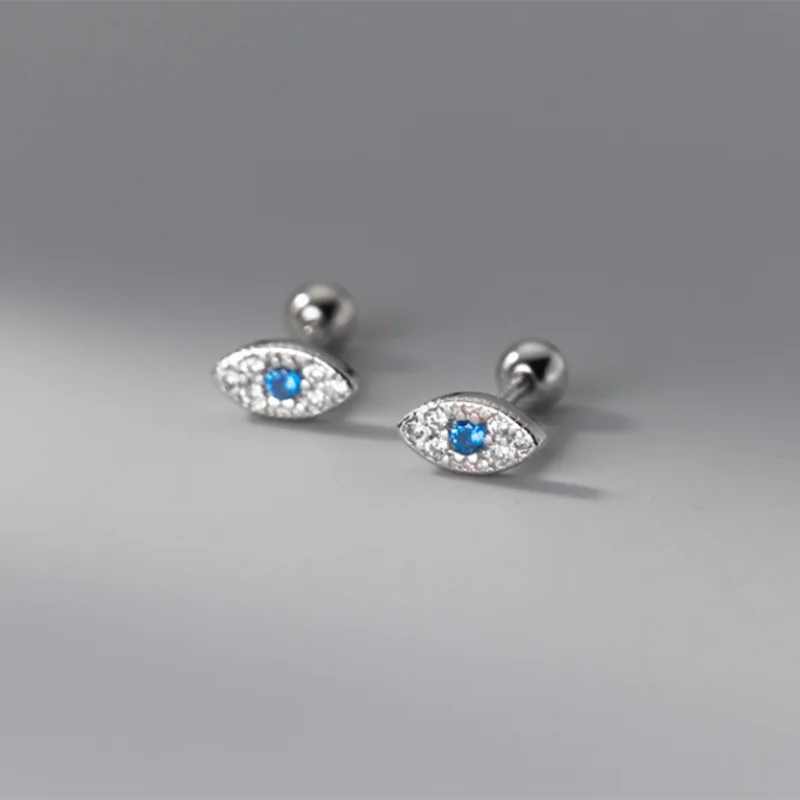 Stud Earrings Evil Eye
