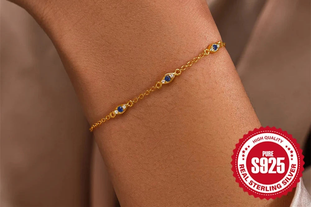 Evil Eye Pendant Bracelet