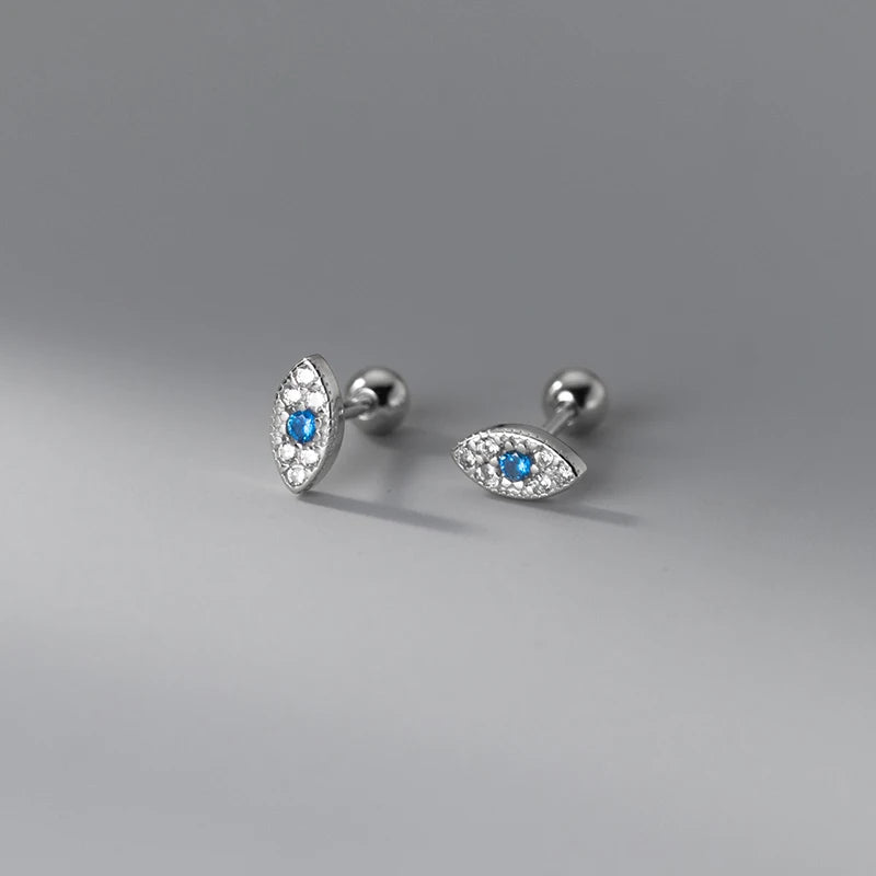 Stud Earrings Evil Eye