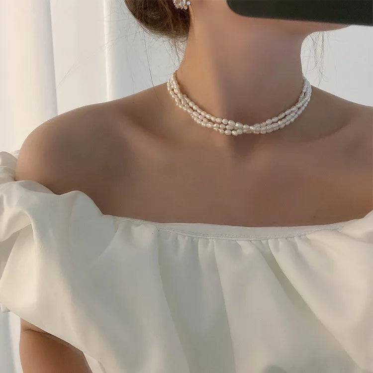 The Twist - 100% Natural Baroque Freshwater Pearl 14K Gold Filled