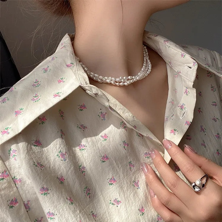 The Twist - 100% Natural Baroque Freshwater Pearl 14K Gold Filled